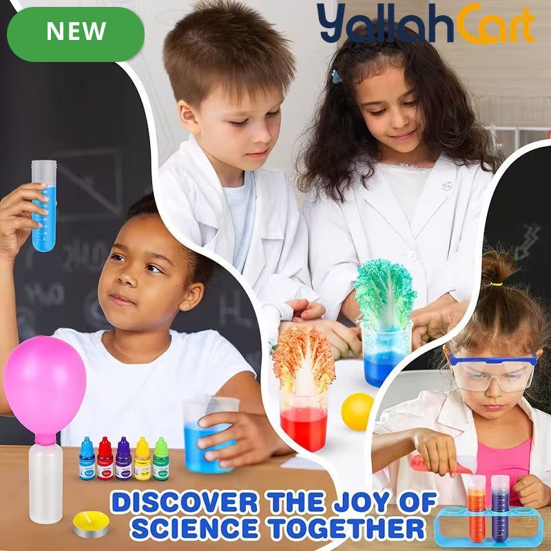 Multicolor 72+ Piece Science Lab Experiment Kit – Educational Science Toys & Learning Games for Kids Ages 8+