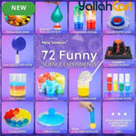 Multicolor 72+ Piece Science Lab Experiment Kit – Educational Science Toys & Learning Games for Kids Ages 8+