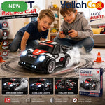 Drift Racing Car RC Toy - Multicolor Remote Control Stunt Racing Car with Follow Mode, Escape Mode & LED Lights, Interactive Drift Car for Kids, Indoor & Outdoor Play