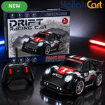 Drift Racing Car RC Toy - Multicolor Remote Control Stunt Racing Car with Follow Mode, Escape Mode & LED Lights, Interactive Drift Car for Kids, Indoor & Outdoor Play