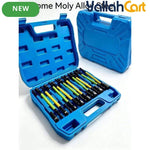 14pcs 1/2-Inch Deep Socket Set - Extended Length, 6-Point Heavy-Duty Sockets, Long Socket Tool Kit with Storage Case, Automotive Tire Repair Tools for Electric Drill, Pneumatic Wrench & Manual Wrench