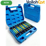 14pcs 1/2-Inch Deep Socket Set - Extended Length, 6-Point Heavy-Duty Sockets, Long Socket Tool Kit with Storage Case, Automotive Tire Repair Tools for Electric Drill, Pneumatic Wrench & Manual Wrench