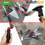 6pcs Masonry Hand Tool Set - Black, Brick Trowel, Pointing Trowels, Margin Trowel, Tuck Pointing Trowel & Convex Brick Jointer, Carbon Steel Concrete Tools for Brick, Stone, Tile & DIY