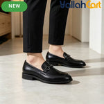 Men's Classic British Style Formal Oxford Shoes – Light Brown & Black