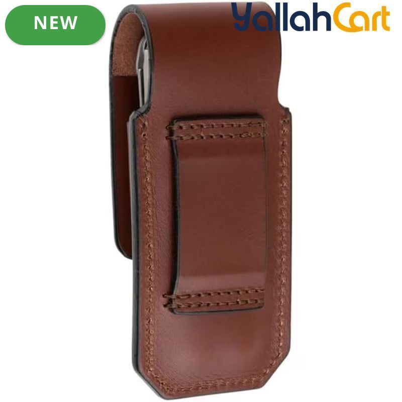 Ainsworth Premium Leather Sheath Multitool - L Size, Multi-Functional Hand Tool, Durable Leather Sheath, Compact Portable Design for Outdoor, Home, Workshop & Everyday Use