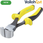 165mm End Nipper Pliers - Yellow & Grey, Carpenter Pliers for Cutting Nails & Wires, Nail Puller, Stapler Remover, Candle Wick Trimmer, Heavy-Duty Hand Tool for Woodworking & DIY