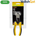 165mm End Nipper Pliers - Yellow & Grey, Carpenter Pliers for Cutting Nails & Wires, Nail Puller, Stapler Remover, Candle Wick Trimmer, Heavy-Duty Hand Tool for Woodworking & DIY