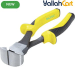 165mm End Nipper Pliers - Yellow & Grey, Carpenter Pliers for Cutting Nails & Wires, Nail Puller, Stapler Remover, Candle Wick Trimmer, Heavy-Duty Hand Tool for Woodworking & DIY
