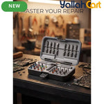 34pcs Magnetic Screwdriver Set - Aluminum Alloy, Multi-Functional Precision Repair Kit with Detachable Handle, Portable Hand Tool Set for Furniture, Computer, Bicycle, Electronics & Home Repairs