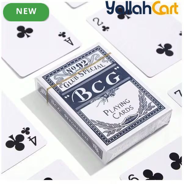 Premium BCG Club Special Playing Cards - Black 2-Pack, Classic Playing Card Decks for Family Games, Poker, Casino-Style Games, Parties & Game Nights