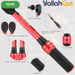 61pcs 1/4" Torque Wrench Set - Default, 1-25Nm Torque Range, 40 Bits, 10cm Extension Bar, 1/4"-3/8" Adapter & Screwdriver, ±3% Accuracy, Hand Tool Kit for Bicycles, Motorcycles & Household Use