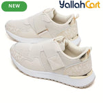 Women's One-Piece Slip-On Sneakers – Lightweight Breathable Mesh, Non-Slip Soft Sole