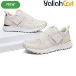 Women's One-Piece Slip-On Sneakers – Lightweight Breathable Mesh, Non-Slip Soft Sole