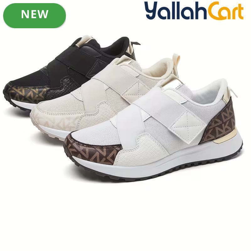 Women's One-Piece Slip-On Sneakers – Lightweight Breathable Mesh, Non-Slip Soft Sole