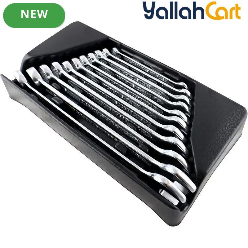 11P Wrench Set ACK-274008 - Carbon Steel Hand Tool Set, Hydraulic Operation, Non-Electric Wrench Kit, Durable Mechanical Repair Tools for Home, Workshop & Automotive Use