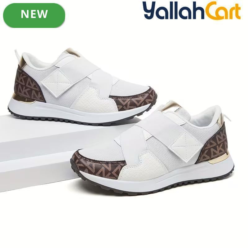 Women's One-Piece Slip-On Sneakers – Lightweight Breathable Mesh, Non-Slip Soft Sole