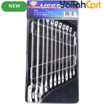 11P Wrench Set ACK-274008 - Carbon Steel Hand Tool Set, Hydraulic Operation, Non-Electric Wrench Kit, Durable Mechanical Repair Tools for Home, Workshop & Automotive Use