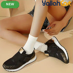 Women's One-Piece Slip-On Sneakers – Lightweight Breathable Mesh, Non-Slip Soft Sole