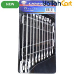 11P Wrench Set ACK-274008 - Carbon Steel Hand Tool Set, Hydraulic Operation, Non-Electric Wrench Kit, Durable Mechanical Repair Tools for Home, Workshop & Automotive Use