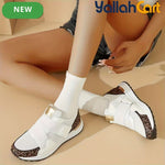 Women's One-Piece Slip-On Sneakers – Lightweight Breathable Mesh, Non-Slip Soft Sole