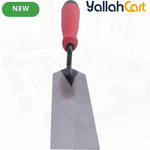 QLT Masonry Margin Trowel - Red Soft Grip Handle, 20.32cm x 5.08cm, MTSG82, Professional Masonry Hand Tool for Bricklaying, Mortar, Cement & Construction Work