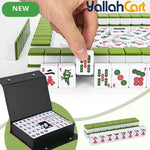 144pcs Mahjong Set - Classic Medium Mahjong Tile Set, Default Color Traditional Mahjong Game, Complete Playing Set for Travel, Family & Party Game Nights