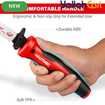 HAUTMEC 10-in-1 Multi-Blade Hand Saw - Default, Quick-Release Change Mechanism, Pro HSS/Bi-Metal Blades, Compact Jap Saw, Versatile Hand Saw for Wood, Metal, Plastic & Drywall