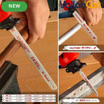 HAUTMEC 10-in-1 Multi-Blade Hand Saw - Default, Quick-Release Change Mechanism, Pro HSS/Bi-Metal Blades, Compact Jap Saw, Versatile Hand Saw for Wood, Metal, Plastic & Drywall