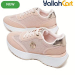 2025 Lightweight Running Shoes – Round Toe, Thick Platform, Non-Slip Sole