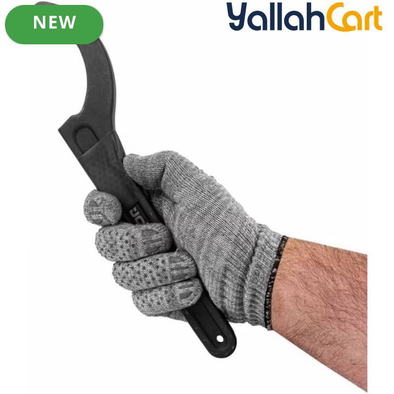 C-Type Manual Wrench - 135-145mm, Carbon Steel C-Type Hand Wrench, Hydraulic Operation, Manual Adjustable Wrench for Repair, Maintenance & Workshop Use