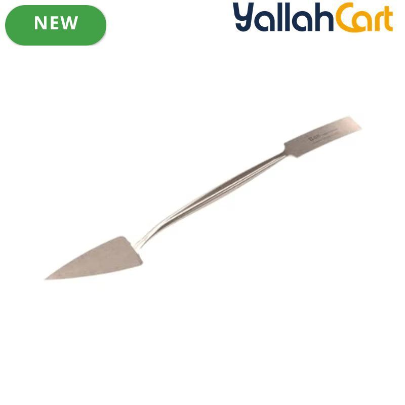 Trowel and Square Tool - Gray, 8-3/4" Forged Steel Blade, Dual Trowel & Square Ends, Hand Tool for Masonry, Stucco, Mortar, Decorative Concrete & Detail Finishing