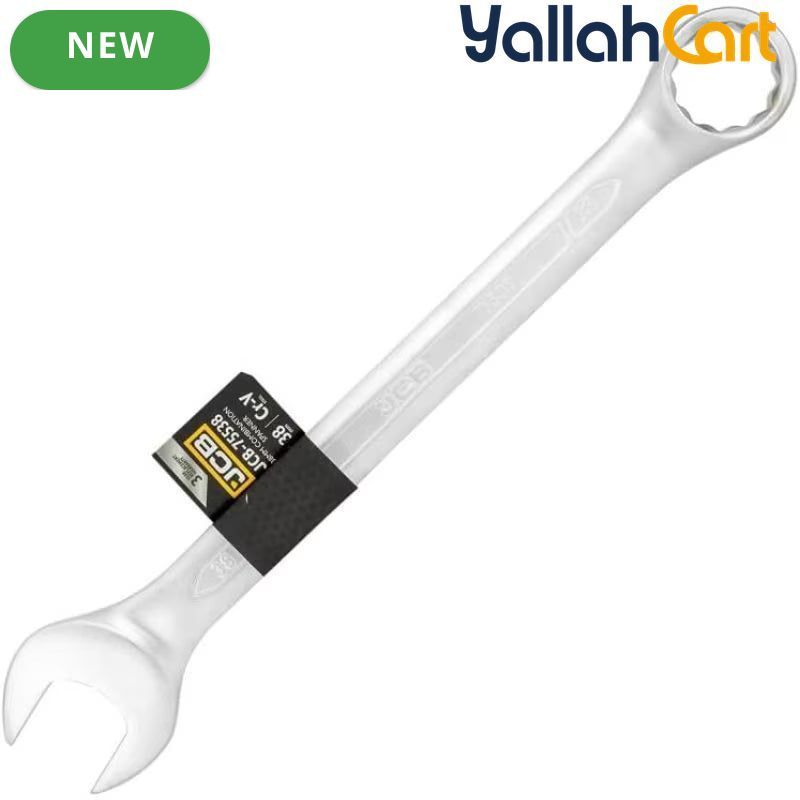 38mm Combination Wrench - Carbon Steel Manual Hand Wrench, Standard Heavy-Duty Wrench for Automotive, Mechanical, Workshop & Repair Applications