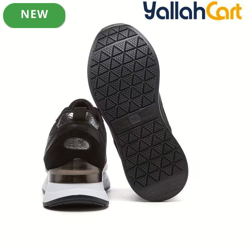 Stylish Women's Athletic Sneakers – Patchwork Design, Lightweight Rubber Sole, Slip-Resistant