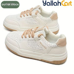 Desai Women's Knitted Sneakers – Breathable Cushioned Slip-On Shoes