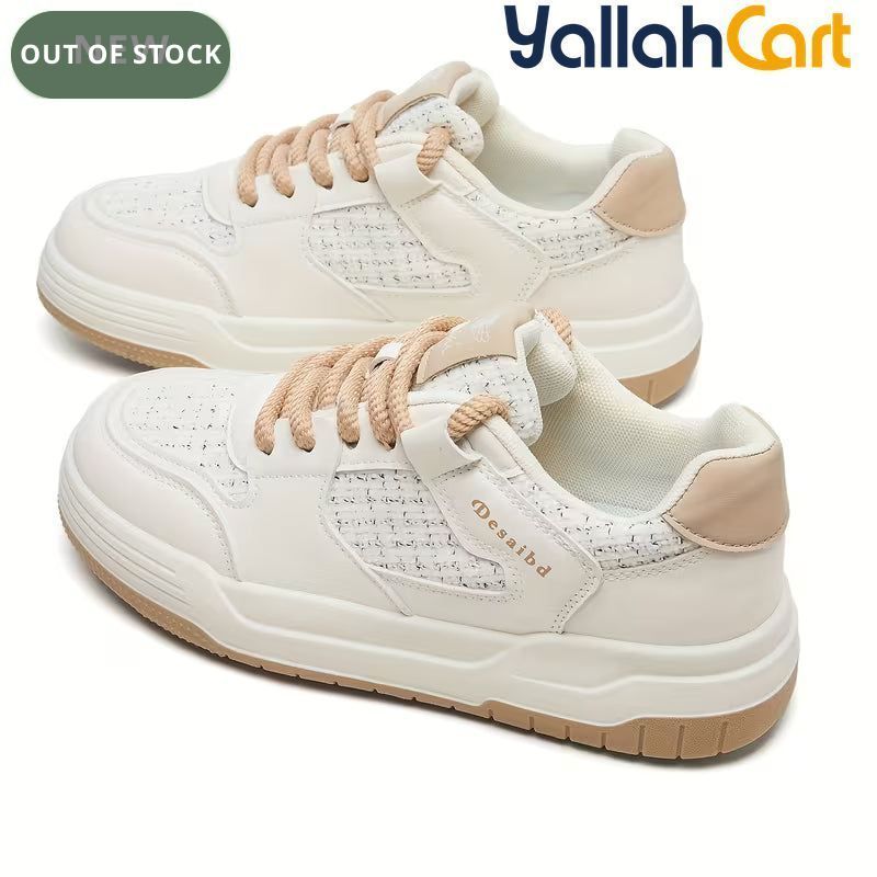 Desai Women's Knitted Sneakers – Breathable Cushioned Slip-On Shoes