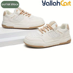 Desai Women's Knitted Sneakers – Breathable Cushioned Slip-On Shoes