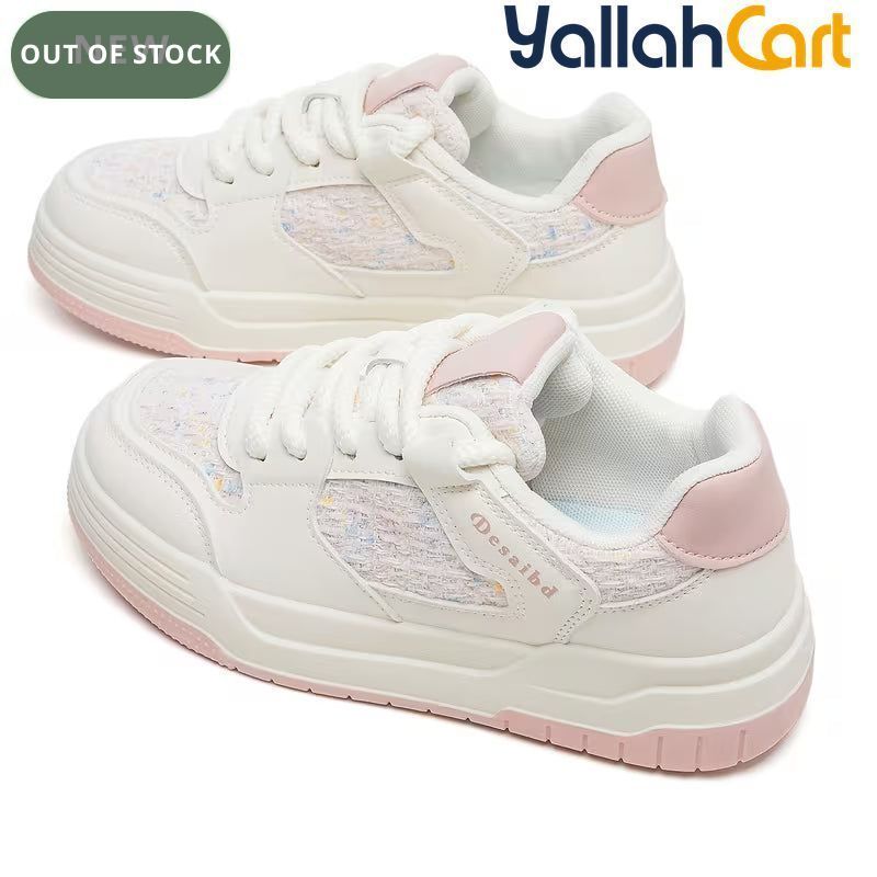 Desai Women's Knitted Sneakers – Breathable Cushioned Slip-On Shoes