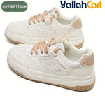 Desai Women's Knitted Sneakers – Breathable Cushioned Slip-On Shoes
