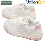 Desai Women's Knitted Sneakers – Breathable Cushioned Slip-On Shoes