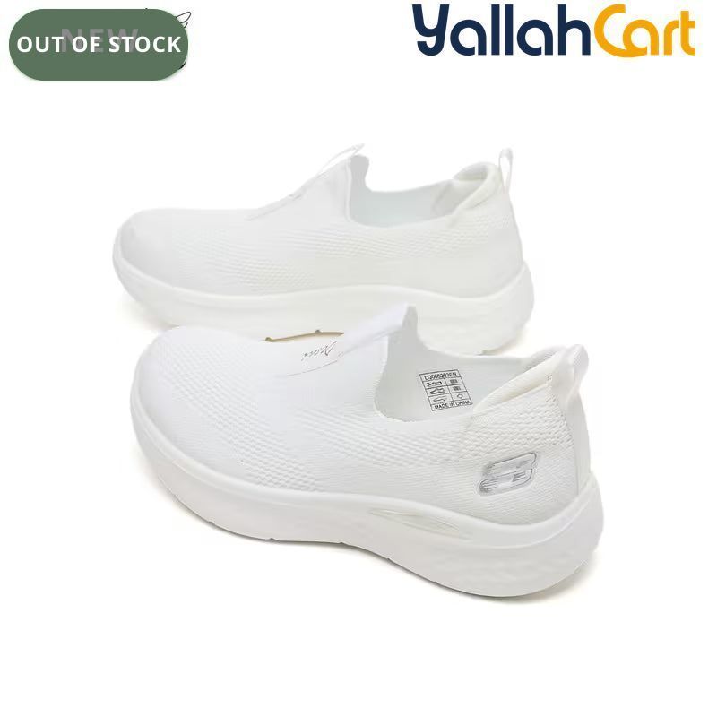Desai Women's Breathable Knitted Slip-On Sneakers – Cushioned Walking Shoes
