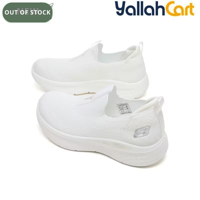 Desai Women's Breathable Knitted Slip-On Sneakers – Cushioned Walking Shoes