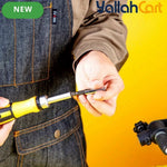 62pcs Portable Precision Magnetic Ratchet Screwdriver Bit Kit - Yellow, Multifunctional Hand Tool Set, Magnetic Screwdriver Bits, Phone Repair & Household Maintenance Tools, Compact Storage Case