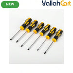 Magnetic Screwdriver Set - Multicolor, 11pcs Black & Yellow Screwdrivers, Flat Head & Cross Head Screwdrivers, Professional Padded Handles, Key Screwdriver, Aluminum Alloy Hand Tool Set