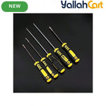 Magnetic Screwdriver Set - Multicolor, 11pcs Black & Yellow Screwdrivers, Flat Head & Cross Head Screwdrivers, Professional Padded Handles, Key Screwdriver, Aluminum Alloy Hand Tool Set