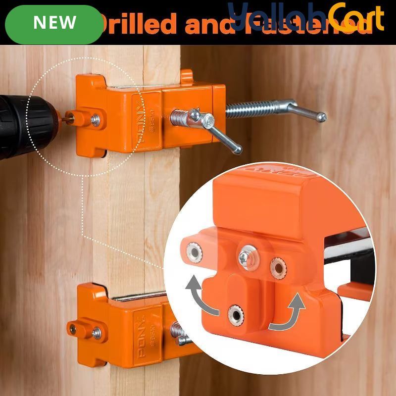 4-Pack Cabinet Clamps - Style 4, Aluminum Alloy Face Frame Clamps for Cabinet Installation, Adjustable Woodworking Clamps for Cabinet Assembly, Carpentry & DIY Projects