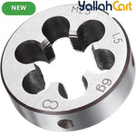 1pc M25 x 1.5 Metric Adjustable Thread Die - Steel Round Die, Right-Hand Threading Tool, External Thread Repair, Correcting & Cleaning Tool for Metal & Plastic