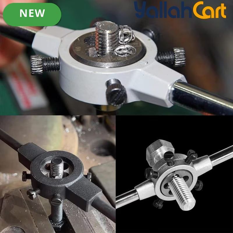 1pc M25 x 1.5 Metric Adjustable Thread Die - Steel Round Die, Right-Hand Threading Tool, External Thread Repair, Correcting & Cleaning Tool for Metal & Plastic