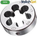 1pc M25 x 1.5 Metric Adjustable Thread Die - Steel Round Die, Right-Hand Threading Tool, External Thread Repair, Correcting & Cleaning Tool for Metal & Plastic