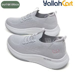 Women's Knit Mesh Platform Sneakers – Lightweight, Cushioned Wedge, Breathable Walking Shoes