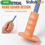 300mm Flat Masonry Chisel with Hand Guard (Gray) - 16 x 23mm Reinforced Hand Chisel for Concrete, Brick & Wall Work